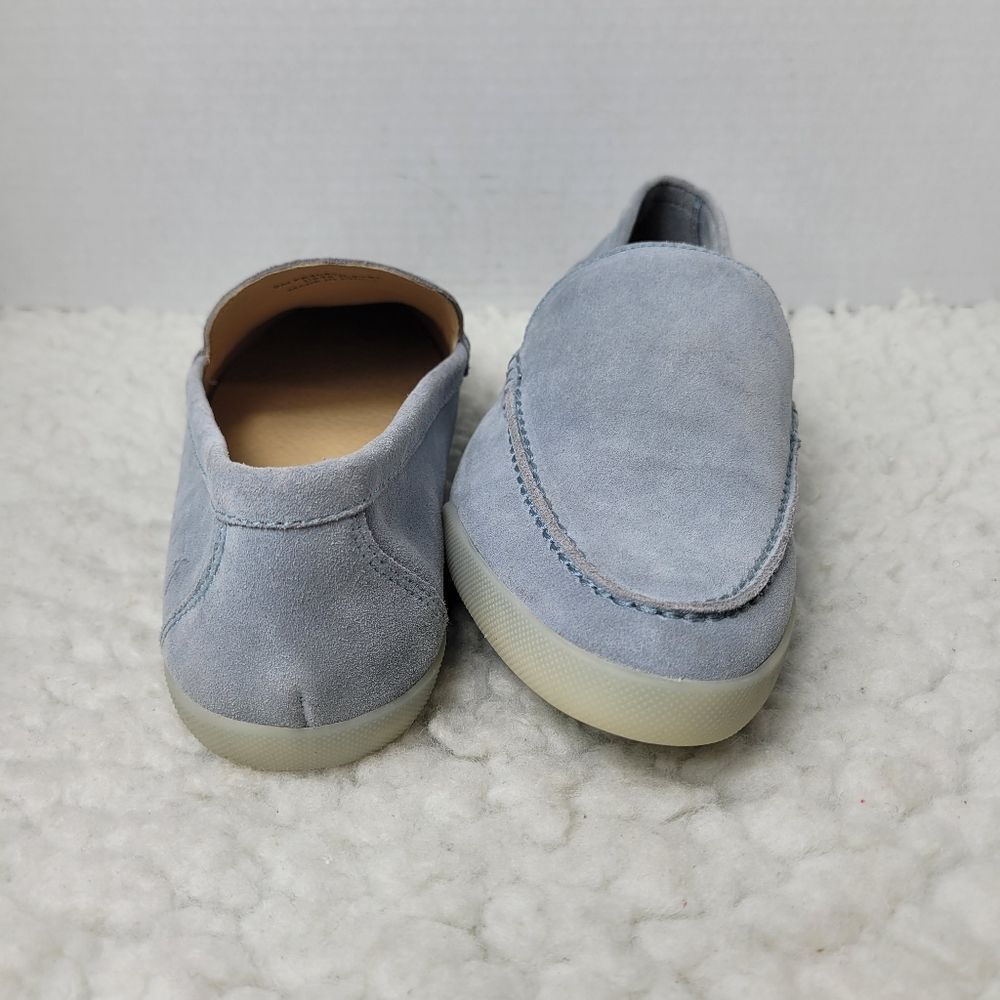 Frye Melanie Skimmer Womens Slip On Shoes Size 9 Bue Suede Almond Toe Shoes New - Picture 7 of 10